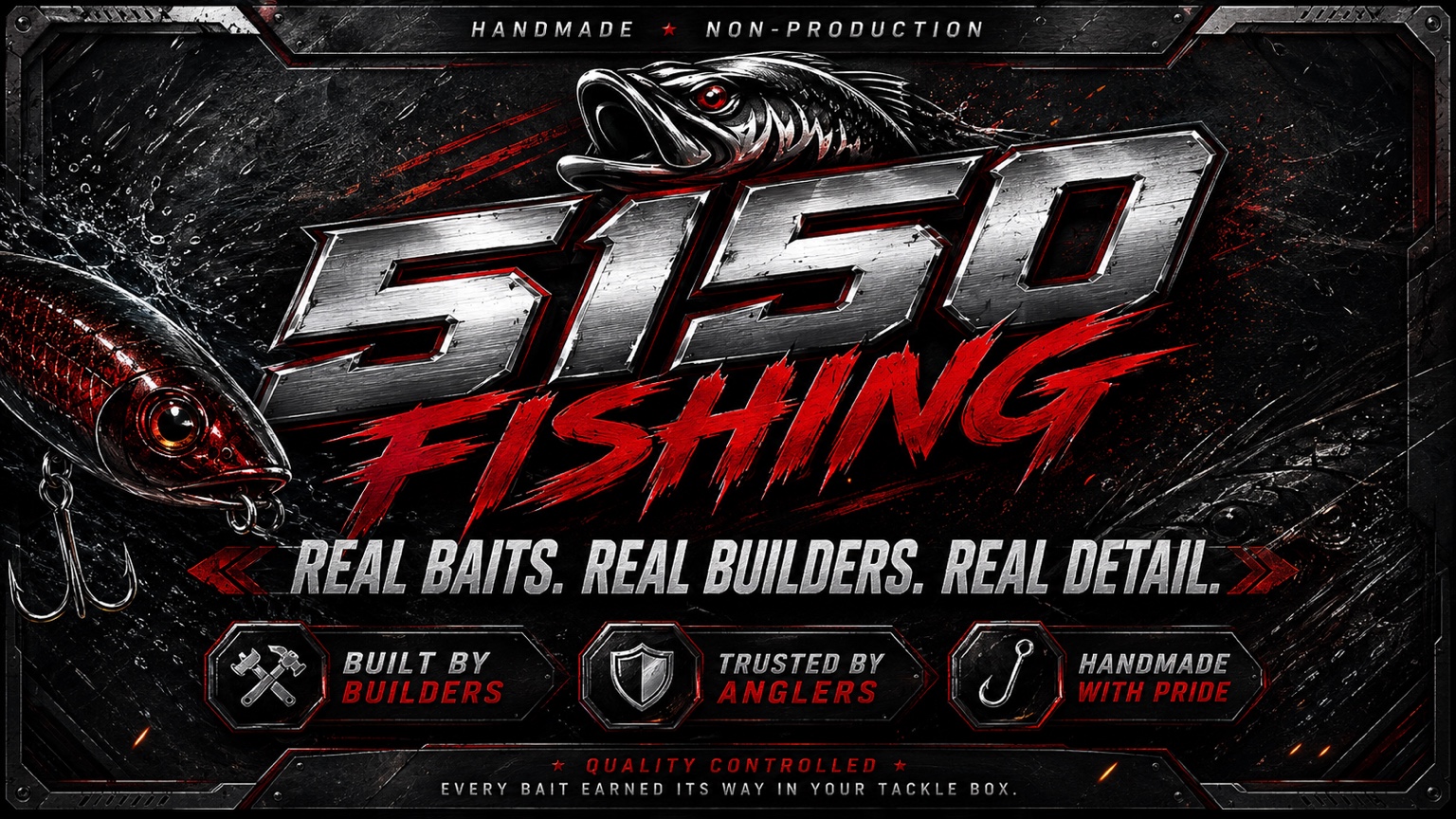 5150 Fishing — Real Baits. Real Builders. Real Detail.